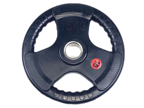 Rubber Coated Olympic Plate with Handles (Φ50) 15kg